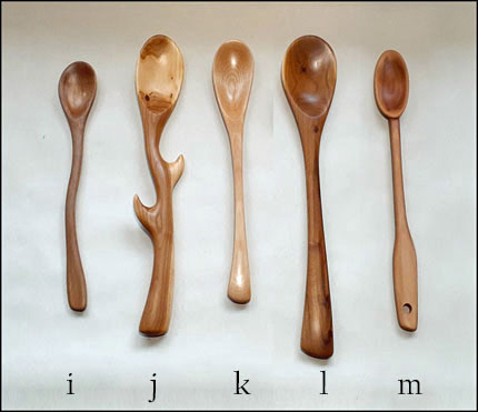 Spoons carved in 2023