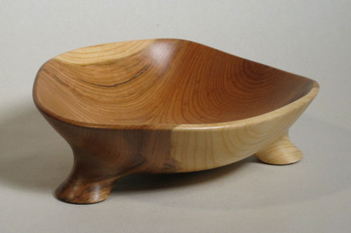 Carved Cherry Bowl "Candy" by Steve Schmeck