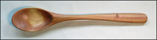 Hand-carved Apple Spoon