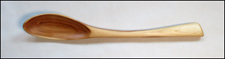 Hand-carved Apple Spoon