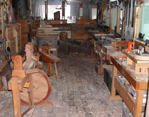 woodshop in house