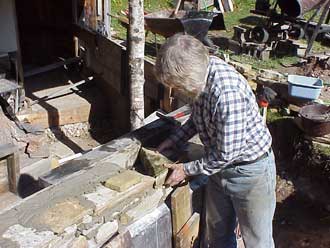 building GH foundation wall