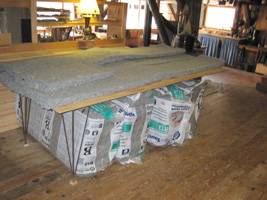 recycled denim batt insulation