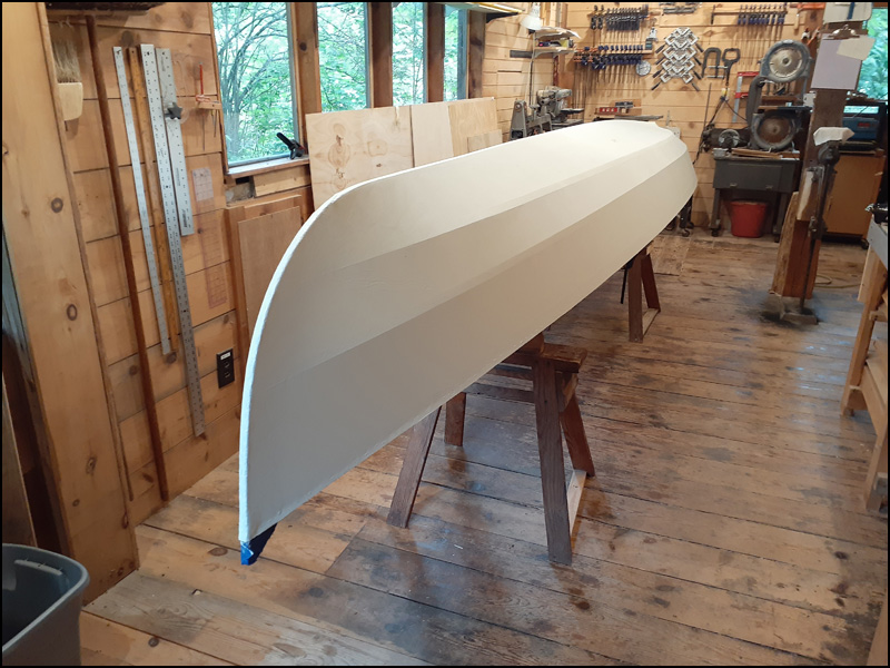 First coat of green