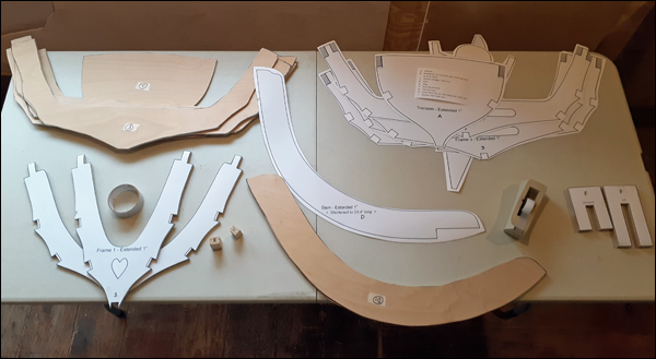 Frames cut out