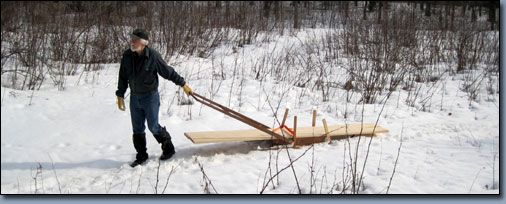 Sledding stringer boards