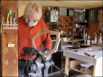 Steve sanding frame