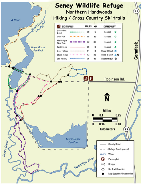 Seney Wildlife Refuge trails map