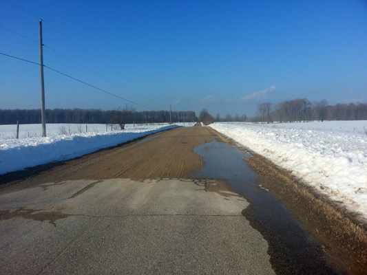 Fox Road clear of snow - thumbnail