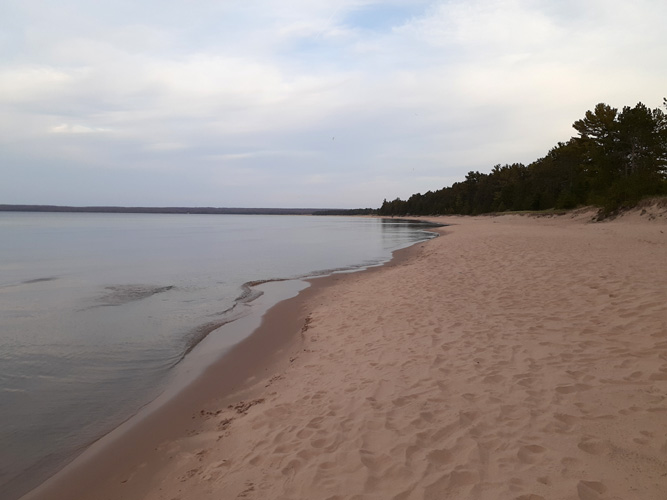 AuTrain Beach on Lake Superior