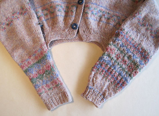 knitted sweater sleeves