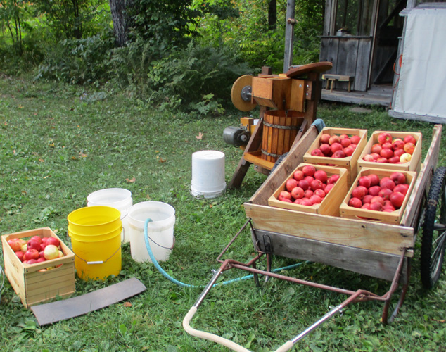 cider pressing time September 19, 2022