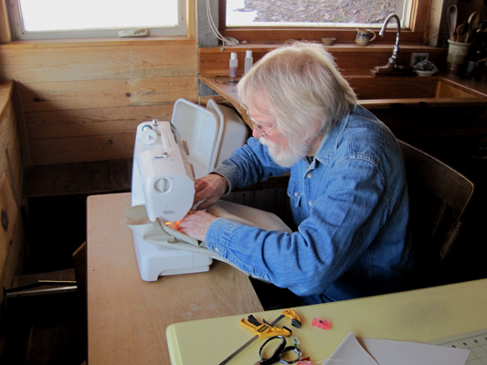 Steve sewing bucket