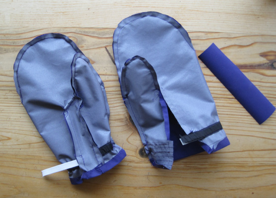 purple WBR mittens alteration