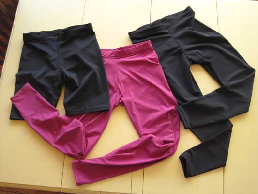 leggings and shorts